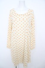 画像1: Franche Lippee / ねこドットワンピース M 生成り Y-26-07-26-076-LO-TO-SZ-ZY (1)