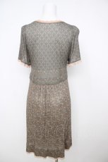 画像2: Franche Lippee / 花柄ワンピース M グレー Y-26-07-26-077-LO-OP-SZ-ZY (2)