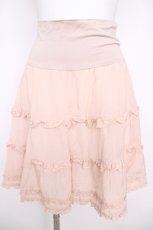画像1: franche lippee black / フリルティーアドパンツ M ピンク Y-26-07-26-078-LO-PA-SZ-ZY (1)