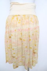 画像2: Franche Lippee / 草原とねこスカート M イエロー Y-26-07-26-079-LO-SK-SZ-ZY (2)
