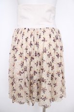 画像2: Franche Lippee / ぼかし総柄スカート M 生成り Y-26-07-26-080-LO-SK-SZ-ZY (2)