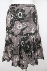 画像2: franche lippee black / フラワースカート M 黒 Y-26-07-26-081-LO-SK-SZ-ZY (2)