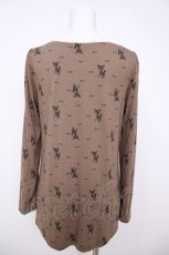 画像2: franche lippee black / バンビ長袖プルオーバー M ブラウン Y-26-07-26-011-LO-TO-SZ-ZY (2)