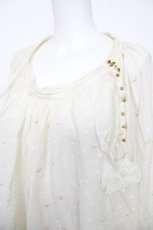 画像3: Cherir la femme / キノコドット刺繍スカート M オフシロ Y-26-07-26-014-LO-SK-SZ-ZY (3)