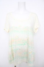 画像1: Franche Lippee / しろつめくさフレアTシャツ M 生成り Y-26-07-26-023-LO-TS-SZ-ZY (1)