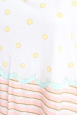 画像3: Cherir la femme / のびねこボーダードットトップス M 白 Y-26-07-26-028-LO-TO-SZ-ZY (3)