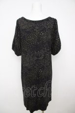 画像2: franche lippee black / 星座ワンピース M 黒 Y-26-07-26-030-LO-OP-SZ-ZY (2)