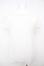 画像2: Cherir la femme / コットンポケットブラウス M 白 Y-26-07-26-033-LO-BL-SZ-ZY (2)