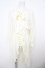 画像1: axes femme POETIQUE / 肩レースデザインロングブラウス M 生成り Y-26-07-27-062-AX-BL-SZ-ZY (1)