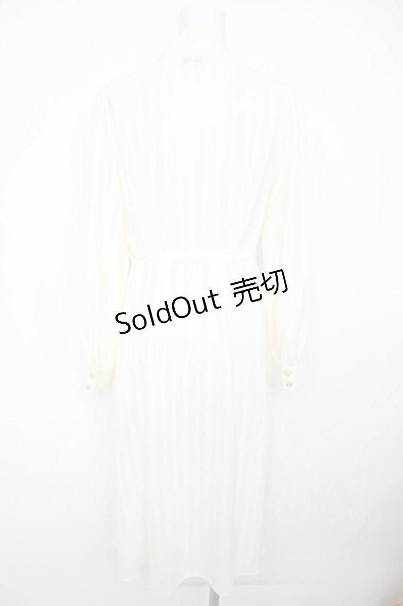 画像2: axes femme POETIQUE / 肩レースデザインロングブラウス M 生成り Y-26-07-27-062-AX-BL-SZ-ZY (2)
