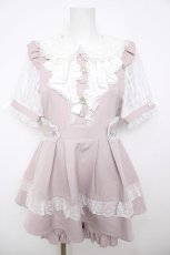 画像1: NOEMIE / メニーリボンラッフルフリルヨークセットアップ  ピンク Y-26-07-27-070-LO-OP-SZ-ZY (1)