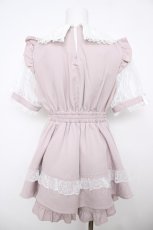 画像2: NOEMIE / メニーリボンラッフルフリルヨークセットアップ  ピンク Y-26-07-27-070-LO-OP-SZ-ZY (2)