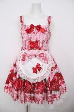 画像1: Dream Lolita / Strawberry Cream ジャンパースカート セット L ピンク Y-26-07-27-074-LO-OP-SZ-ZY (1)