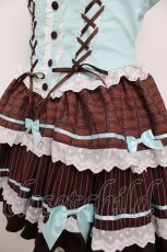 画像4: Doll Paradise / チョコミントコルセット風ジャンパースカート L チョコミント Y-26-07-27-075-LO-OP-SZ-ZY (4)