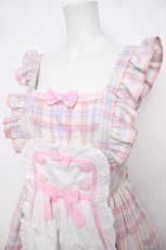 画像3: Angelic Pretty / Sugaryタータンチェックジャンパースカート  アイボリー Y-26-07-27-077-AP-OP-SZ-ZY (3)