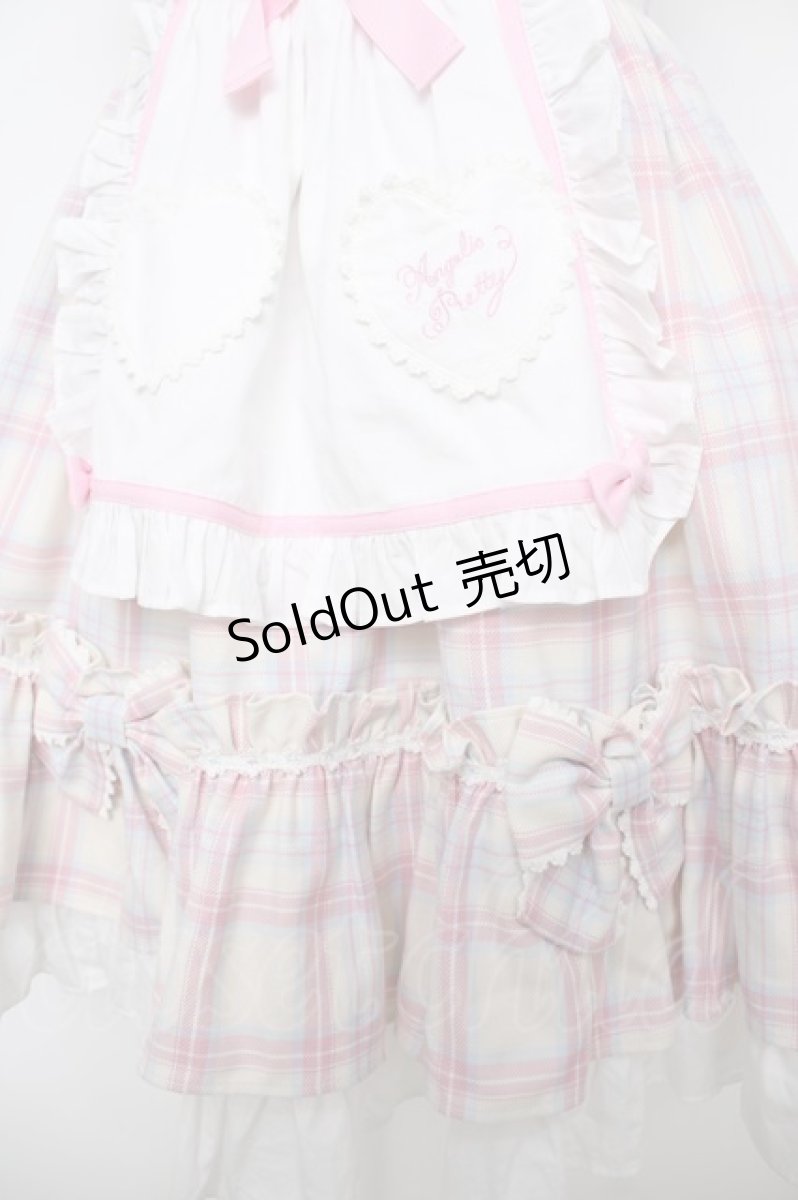 画像4: Angelic Pretty / Sugaryタータンチェックジャンパースカート  アイボリー Y-26-07-27-077-AP-OP-SZ-ZY (4)
