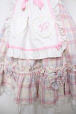 画像4: Angelic Pretty / Sugaryタータンチェックジャンパースカート  アイボリー Y-26-07-27-077-AP-OP-SZ-ZY (4)