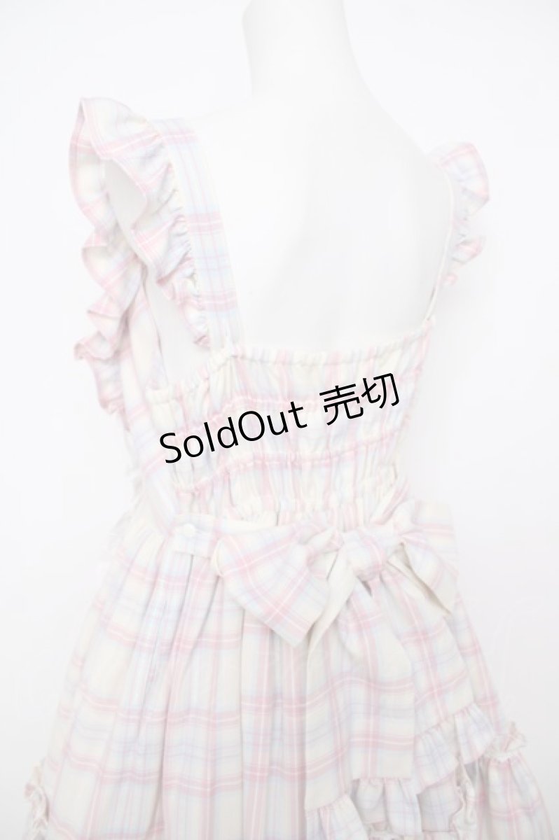 画像5: Angelic Pretty / Sugaryタータンチェックジャンパースカート  アイボリー Y-26-07-27-077-AP-OP-SZ-ZY (5)