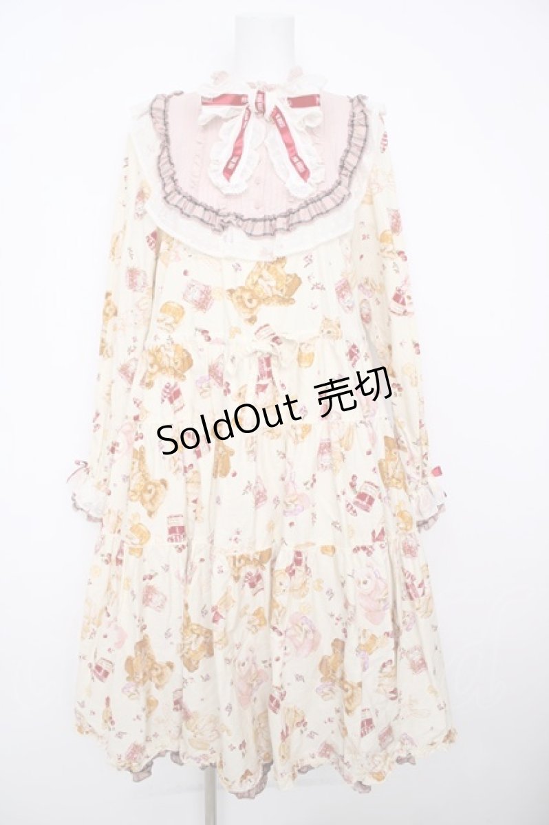 画像1: PINK HOUSE / Animal Happy Jamプリントワンピース F 生成り Y-26-07-27-084-LO-OP-SZ-ZY (1)