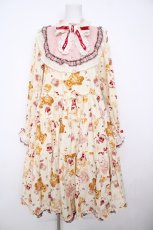 画像1: PINK HOUSE / Animal Happy Jamプリントワンピース F 生成り Y-26-07-27-084-LO-OP-SZ-ZY (1)