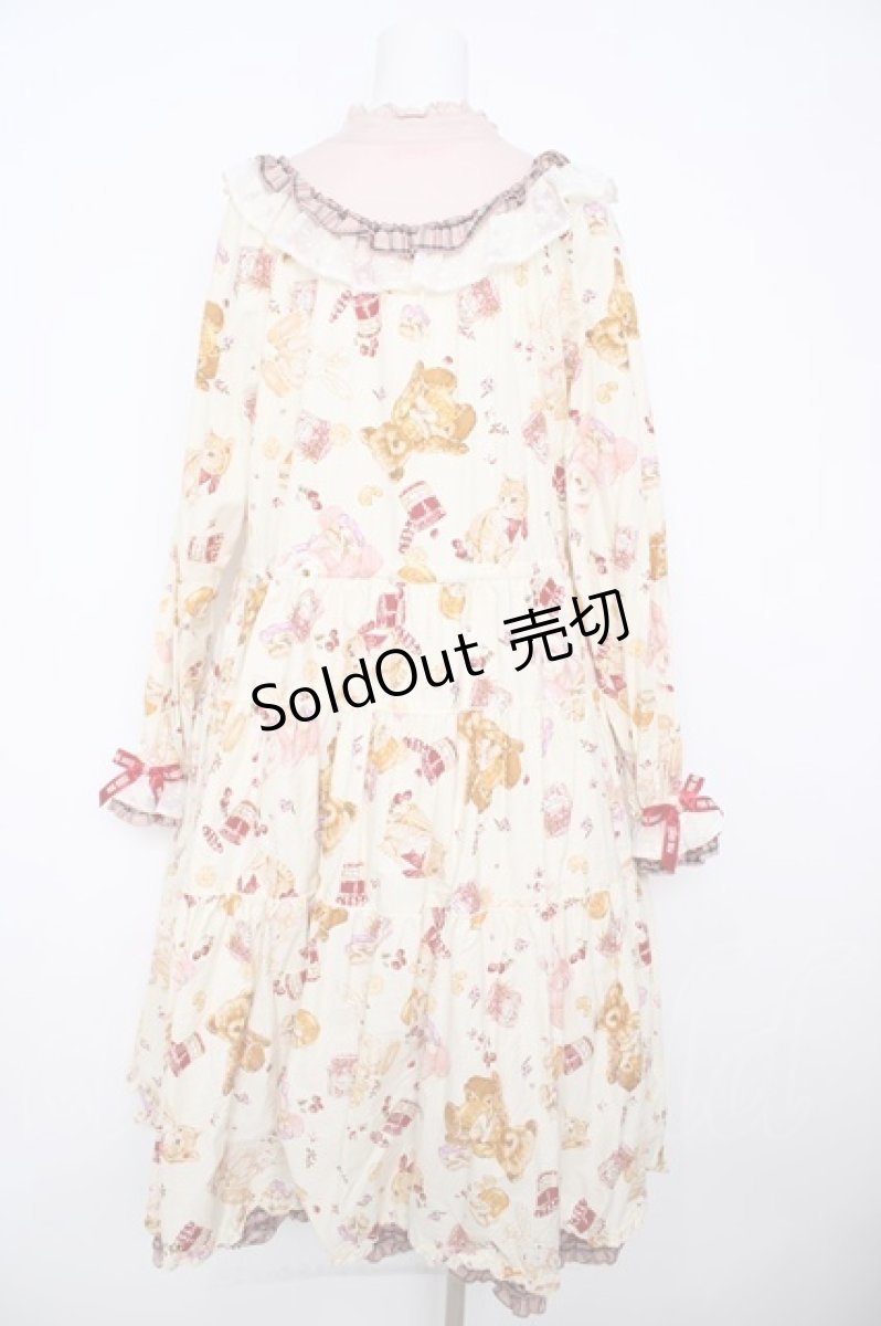 画像2: PINK HOUSE / Animal Happy Jamプリントワンピース F 生成り Y-26-07-27-084-LO-OP-SZ-ZY (2)