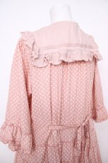 画像5: PINK HOUSE / セーラーカラー水玉プリントワンピース  ピンク Y-26-07-27-085-LO-OP-SZ-ZY (5)