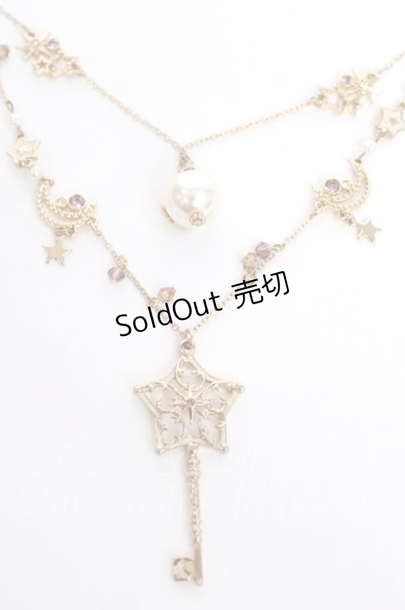 画像1: axes femme / スターライト2連ネックレス  ゴールド Y-26-07-27-002-AX-AC-SZ-ZY (1)
