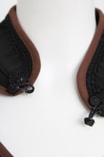 画像3: Ozz oneste / 彼岸花刀刺繍チャイナトップス  黒 Y-26-07-27-113-OO-TO-SZ-ZY (3)