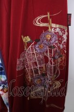 画像3: Ozz oneste / チャイナカシュクールワンピース  ボルドー Y-26-07-27-121-OO-OP-SZ-ZY (3)
