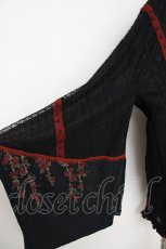 画像4: Ozz oneste / リバーシブルレース羽織  黒 Y-26-07-27-123-OO-JA-SZ-ZY (4)