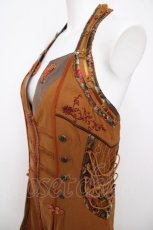 画像3: Ozz oneste / 彼岸花刀刺繍ワンピース  からし Y-26-07-27-125-OO-OP-SZ-ZY (3)