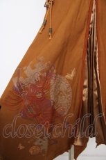 画像4: Ozz oneste / 彼岸花刀刺繍ワンピース  からし Y-26-07-27-125-OO-OP-SZ-ZY (4)