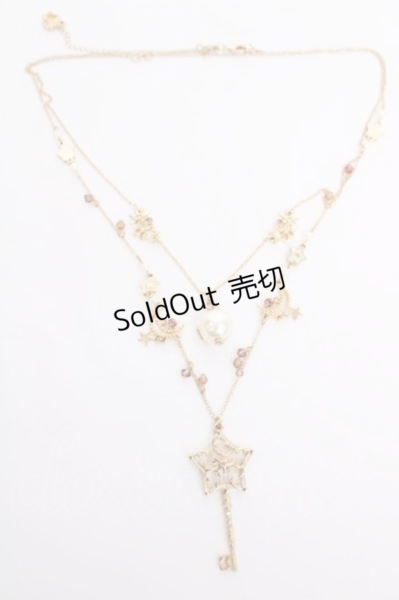 画像2: axes femme / スターライト2連ネックレス  ゴールド Y-26-07-27-002-AX-AC-SZ-ZY (2)