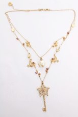 画像2: axes femme / スターライト2連ネックレス  ゴールド Y-26-07-27-002-AX-AC-SZ-ZY (2)