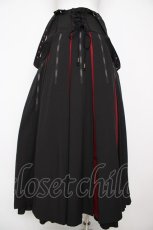 画像2: Ozz oneste / 紅葉刺繍袴風スカート  黒 Y-26-07-27-131-OO-SK-SZ-ZY (2)