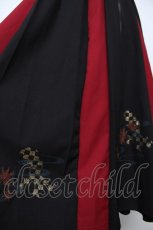 画像4: Ozz oneste / 紅葉刺繍袴風スカート  黒 Y-26-07-27-131-OO-SK-SZ-ZY (4)
