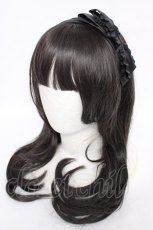 画像1: m petit by misako / TT*AMリボンカチューシャ  黒 Y-26-07-27-019-LO-AC-SZ-ZY (1)