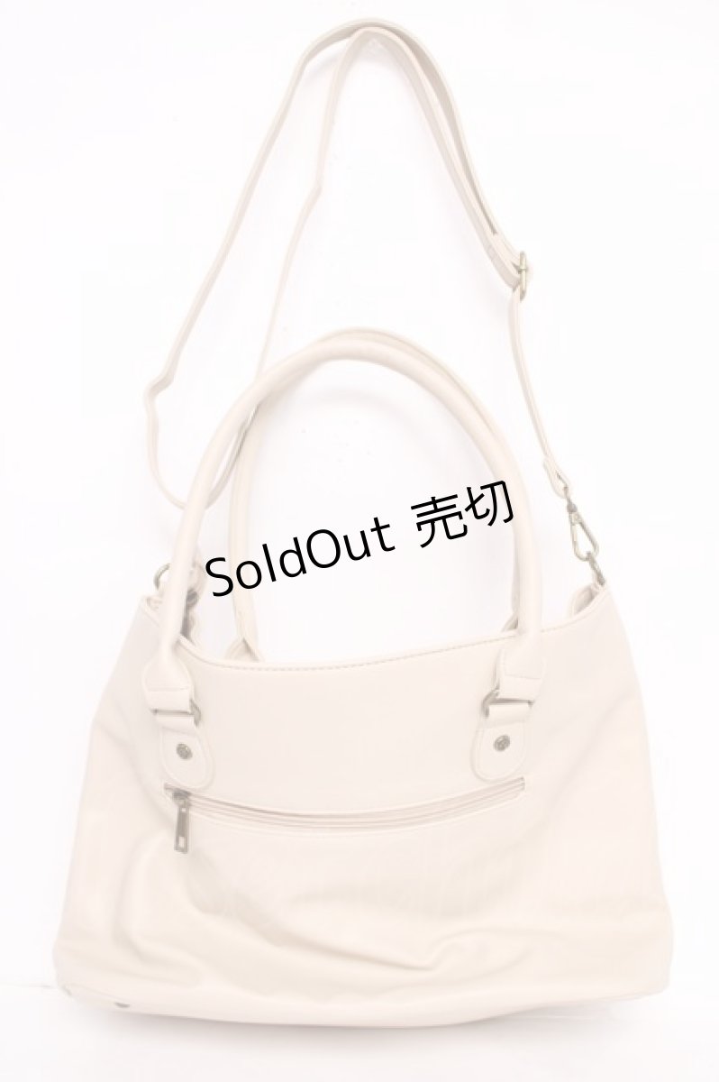 画像2: axes femme / 型押し×スカラップA4トート  生成り Y-26-07-27-024-AX-BG-SZ-ZT774 (2)