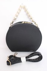 画像2: axes femme / フラワーモチーフレースポシェット  黒 Y-26-07-28-027-AX-BG-SZ-ZY (2)