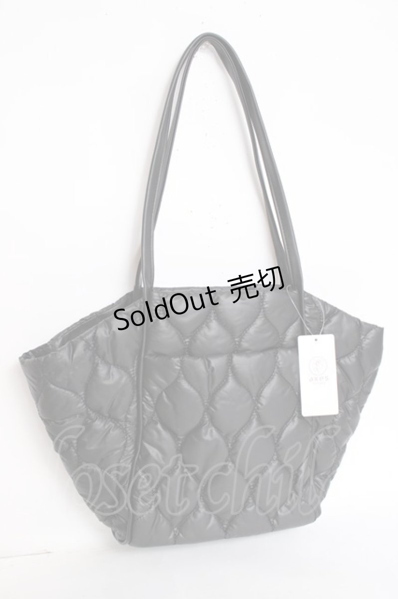 画像1: axes femme / キルティングバッグ  黒 Y-26-07-28-004-AX-BG-SZ-ZTK047 (1)