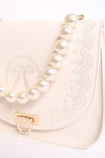 画像3: axes femme POETIQUE / パールハンドルバッグ  生成り Y-26-07-28-036-AX-BG-SZ-ZY (3)