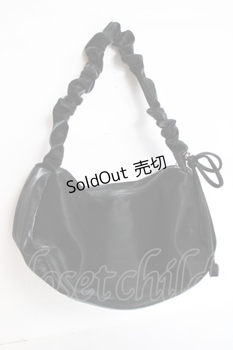 画像1: axes femme POETIQUE / ラウンドショルダーバッグ  黒 Y-26-07-28-048-AX-BG-SZ-ZY (1)