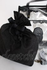 画像3: axes femme POETIQUE / ローズワッペンＰＶＣバッグ  黒 Y-26-07-28-050-AX-BG-SZ-ZY (3)