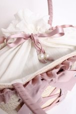 画像3: axes femme POETIQUE / フリルトートバッグ  淡ピンク Y-26-07-28-052-AX-BG-SZ-ZY (3)
