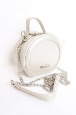 画像1: axes femme / ラウンドチェーンポシェット  白 Y-26-07-28-055-AX-BG-SZ-ZY (1)