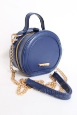 画像1: axes femme / ラウンドチェーンポシェット  紺 Y-26-07-28-056-AX-BG-SZ-ZY (1)