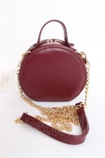 画像2: axes femme / ラウンドチェーンポシェット  ワイン Y-26-07-28-057-AX-BG-SZ-ZY (2)