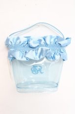 画像2: Fickle Bebe / サテンシースルーバッグ  ブルーグレー Y-26-07-28-066-LO-BG-SZ-ZY (2)
