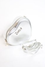 画像1: axes femme POETIQUE / ロゴプレートハートポシェット  シルバー Y-26-07-28-068-AX-BG-SZ-ZY (1)