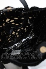 画像3: axes femme / クロシェ風2WAYミニバッグ  黒 Y-26-07-28-078-AX-BG-SZ-ZY (3)